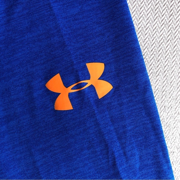 Under Armour NBA Combine New York Knicks Royal Blue Long Sleeve Hoodie Shirt XL - Picture 8 of 11
